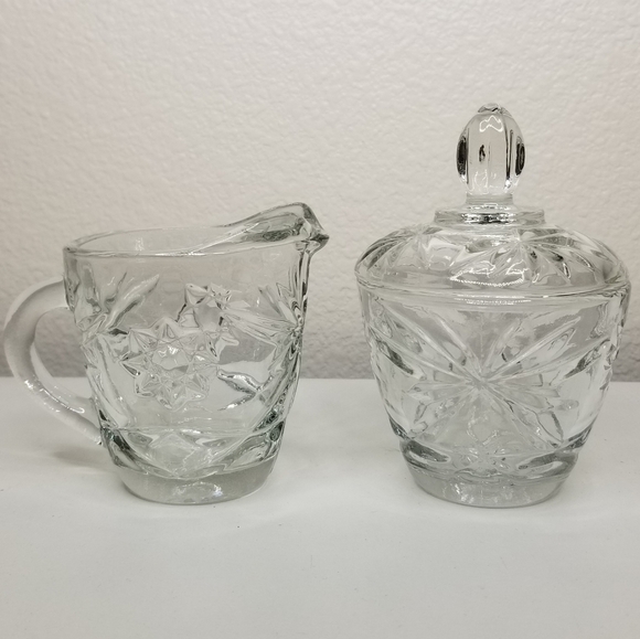 Anchor Hocking 3Pc‎ Set 1/4lb Butter Keeper, Sugar Bowl, Lid And Creamer - Picture 2 of 11